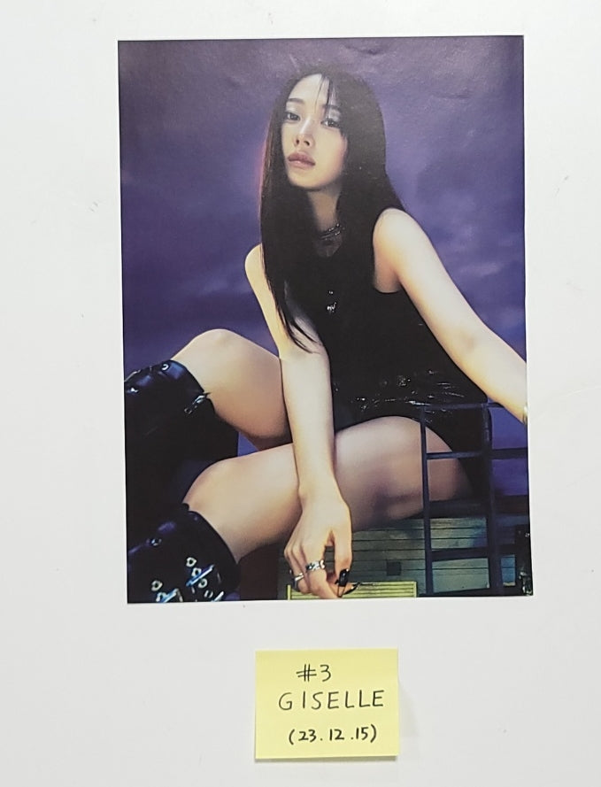 Aespa "Drama" 4th Mini - A Cut Page From Fansign Event Album [23.12.15] - HALLYUSUPERSTORE