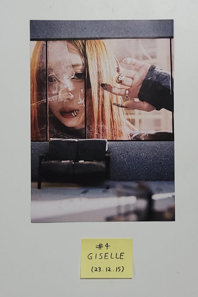 Aespa "Drama" 4th Mini - A Cut Page From Fansign Event Album [23.12.15] - HALLYUSUPERSTORE