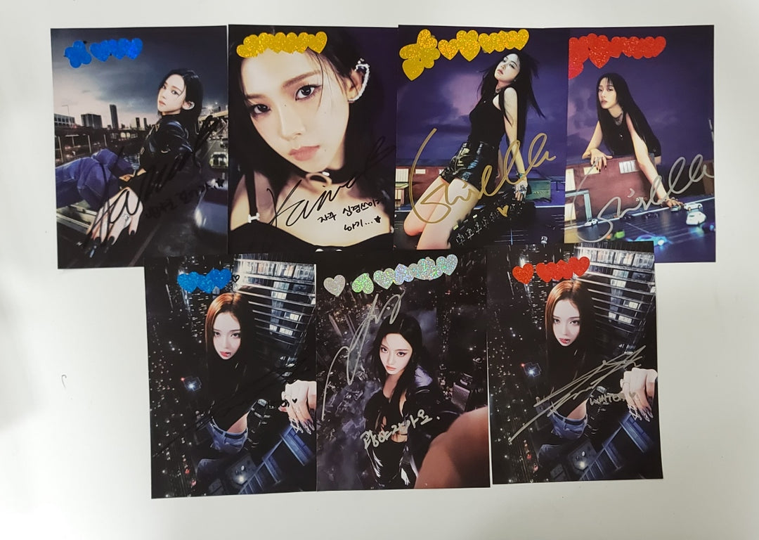 Aespa "Drama" 4th Mini - A Cut Page From Fansign Event Album [23.12.15] - HALLYUSUPERSTORE