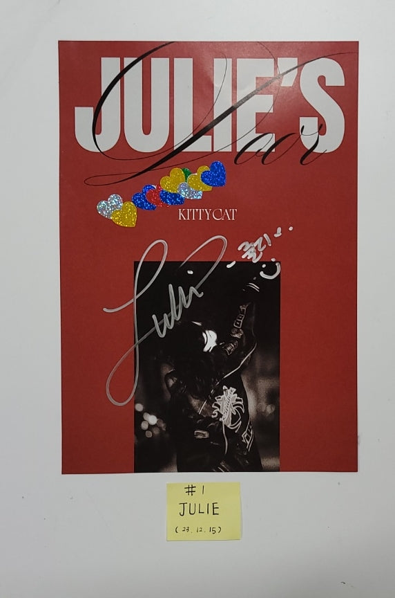 KISS OF LIFE - A Cut Page From Fansign Event Album [23.12.15] - HALLYUSUPERSTORE