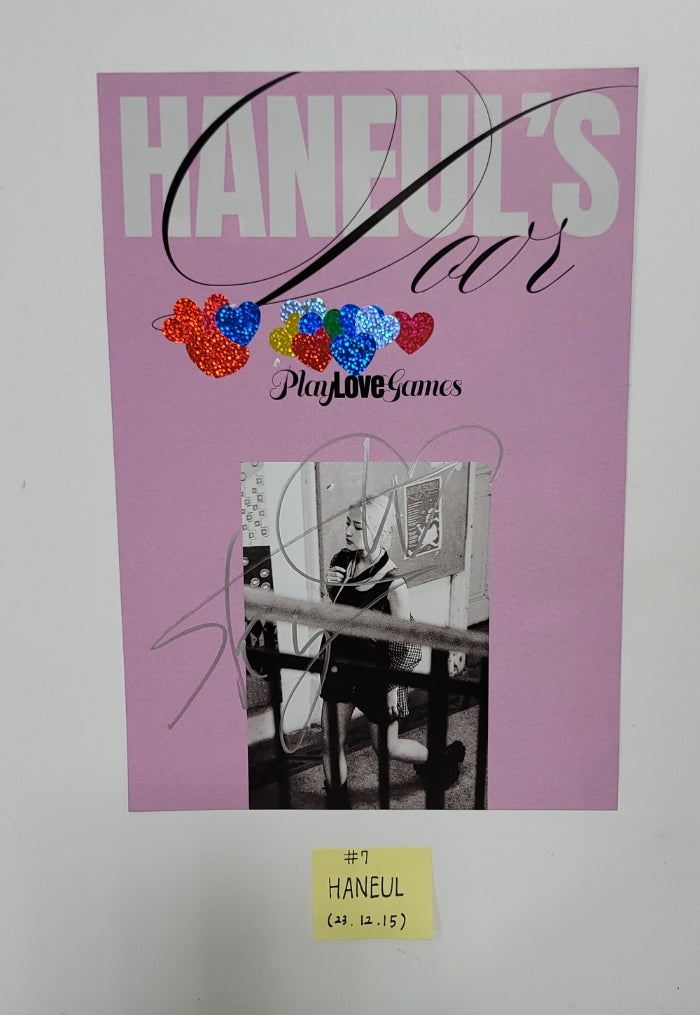 KISS OF LIFE - A Cut Page From Fansign Event Album [23.12.15] - HALLYUSUPERSTORE