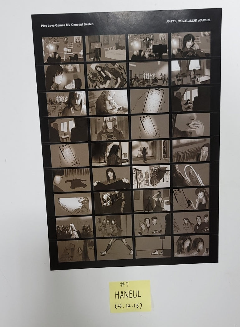 KISS OF LIFE - A Cut Page From Fansign Event Album [23.12.15] - HALLYUSUPERSTORE