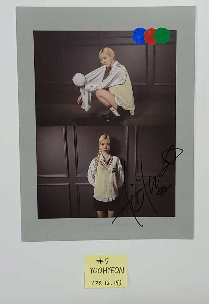 Dreamcatcher "VillainS" - A Cut Page From Fansign Event Album [23.12.15] - HALLYUSUPERSTORE