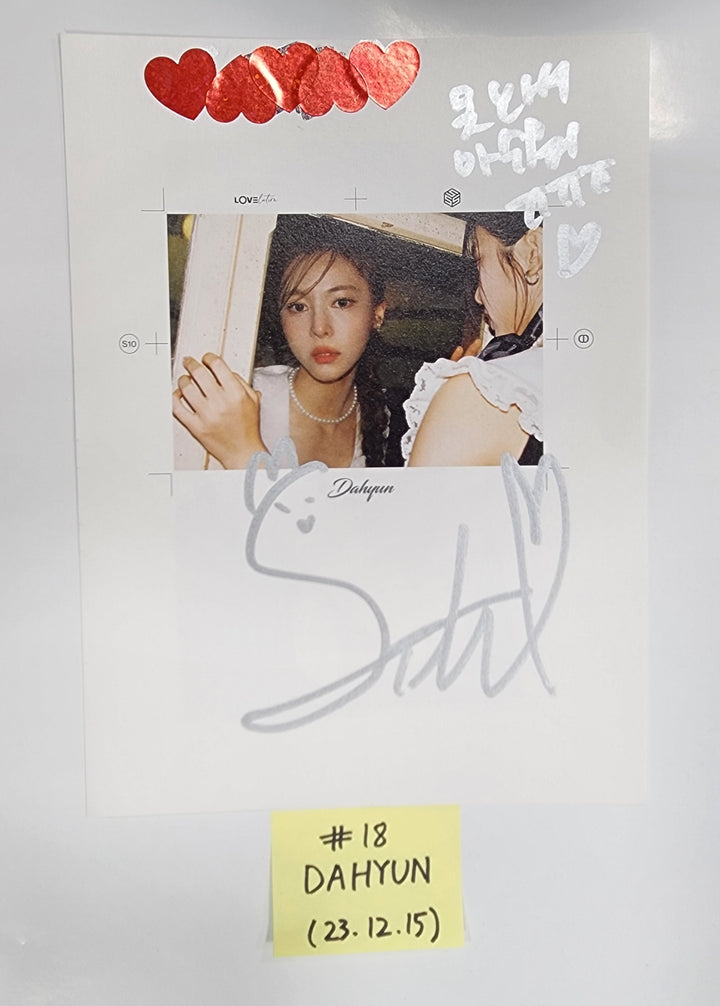 TripleS - A Cut Page From Fansign Event Album [23.12.15] - HALLYUSUPERSTORE