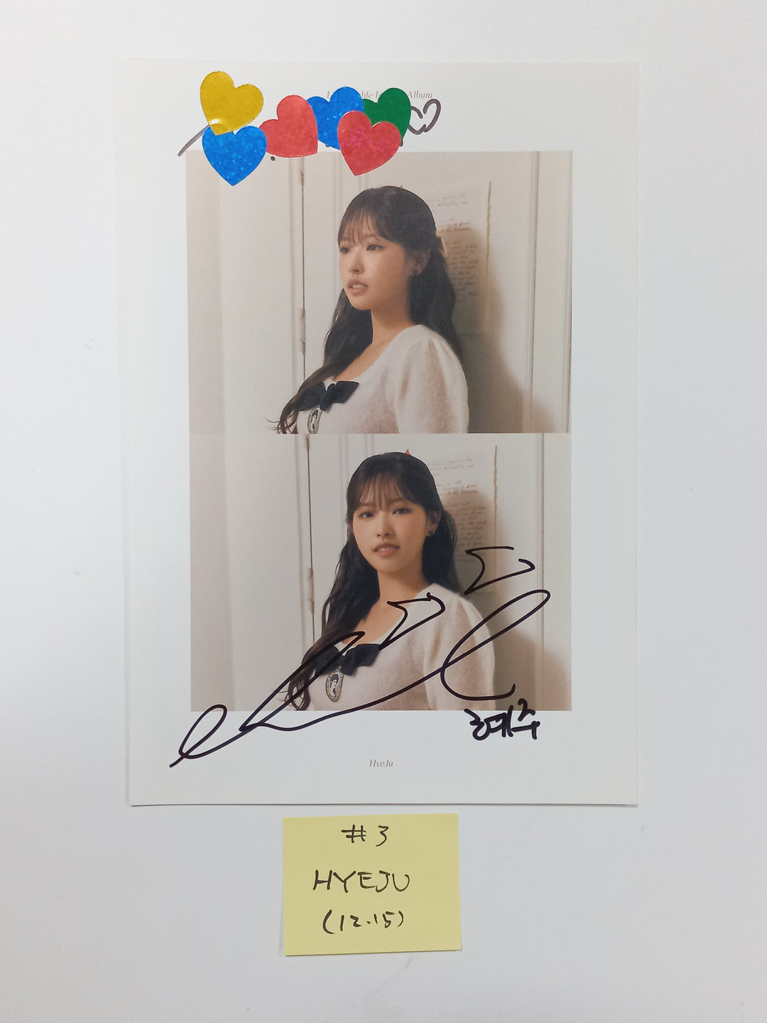 Loossemble "Loossemble" - A Cut Page From Fansign Event Album (Gowon, Hyeju) [23.12.15] - HALLYUSUPERSTORE