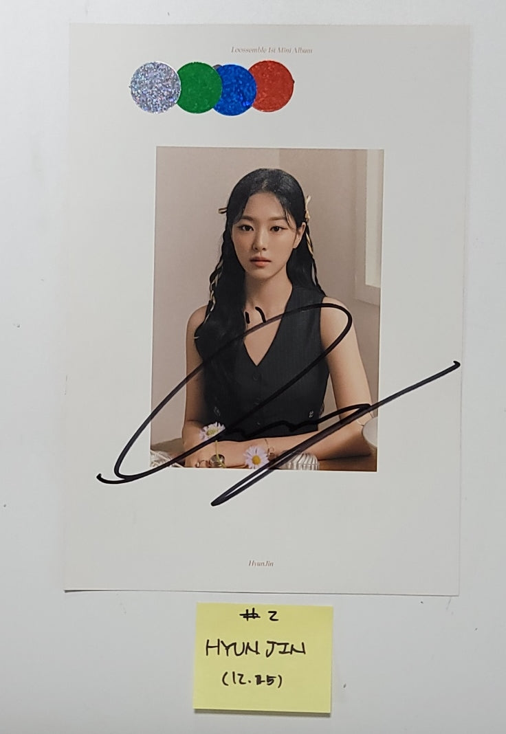 Loossemble "Loossemble" - A Cut Page From Fansign Event Album (Hyunjin, Yeojin, Vivi) [23.12.15] - HALLYUSUPERSTORE