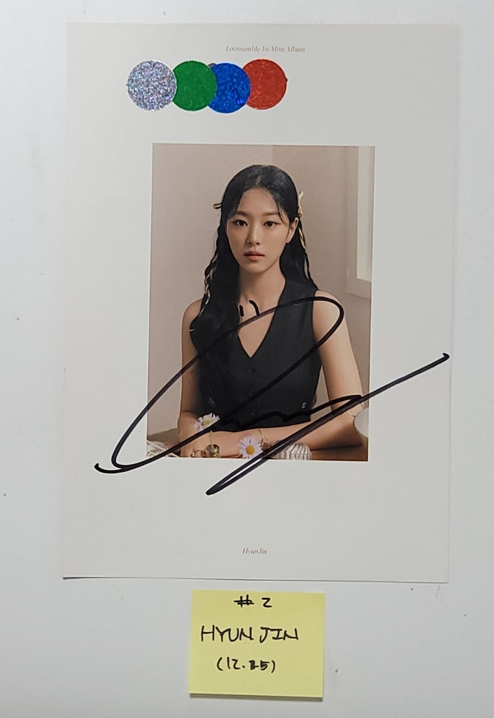 Loossemble "Loossemble" - A Cut Page From Fansign Event Album (Hyunjin, Yeojin, Vivi) [23.12.15] - HALLYUSUPERSTORE