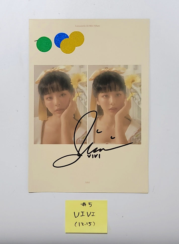 Loossemble "Loossemble" - A Cut Page From Fansign Event Album (Hyunjin, Yeojin, Vivi) [23.12.15] - HALLYUSUPERSTORE
