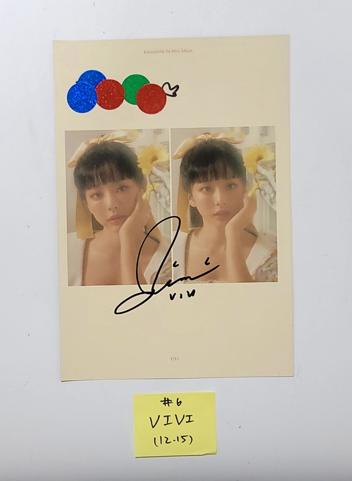 Loossemble "Loossemble" - A Cut Page From Fansign Event Album (Hyunjin, Yeojin, Vivi) [23.12.15] - HALLYUSUPERSTORE