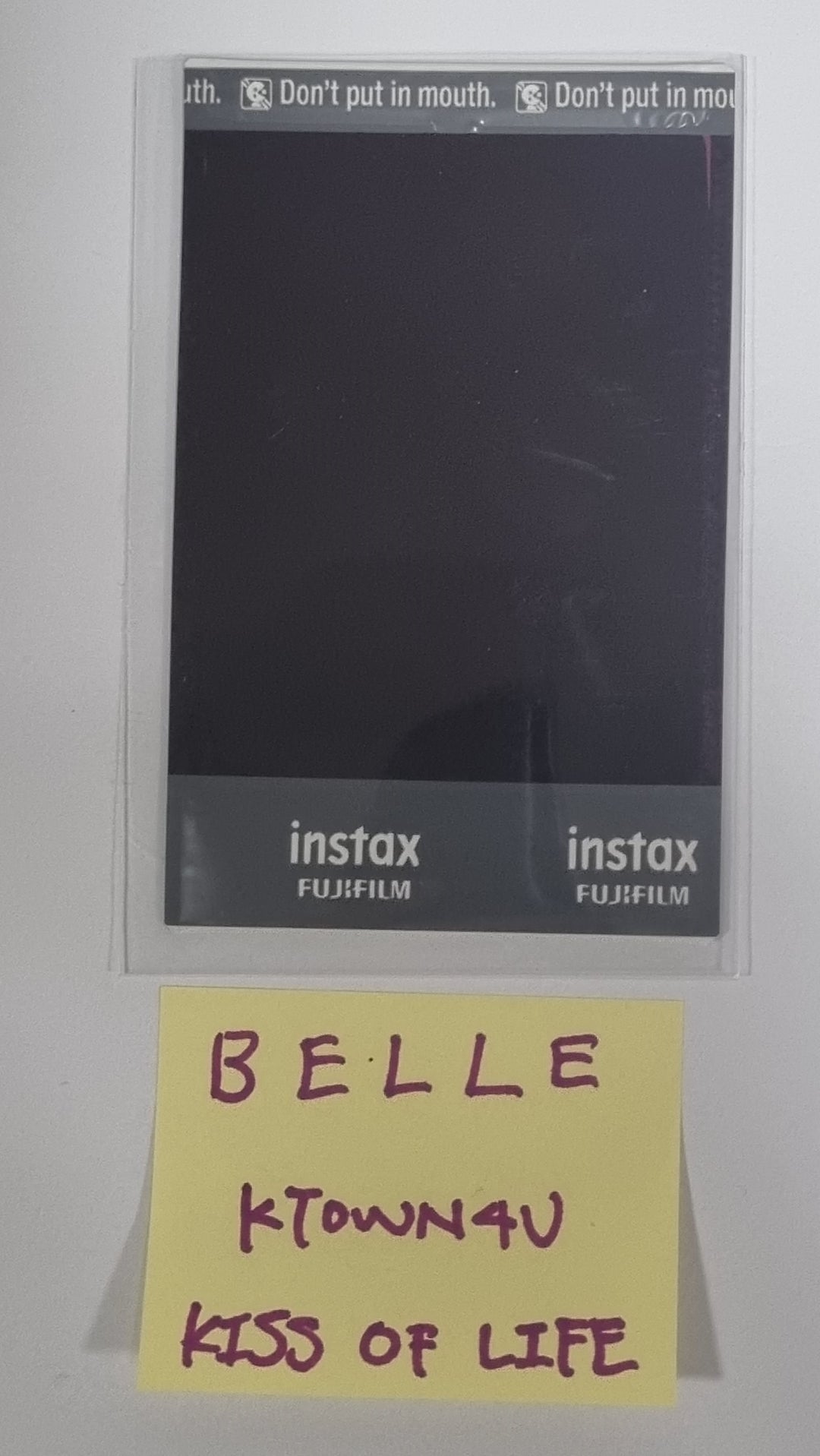 BELLE (Of KISS OF LIFE) "Born To be XX" - Hand Autographed(Signed) Polaroid [23.12.18] - HALLYUSUPERSTORE