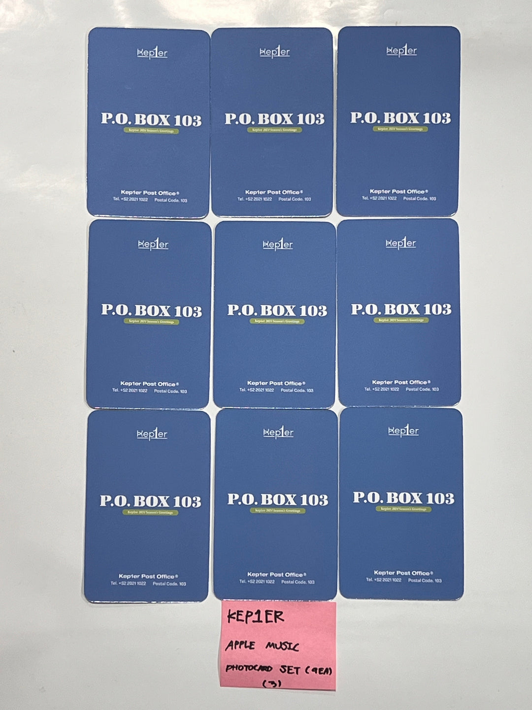 Kep1er "Strange Market" 2024 Season’s Greetings - Apple Music Pre-Order Benfit Photocards Set (9EA) [23.12.19] - HALLYUSUPERSTORE