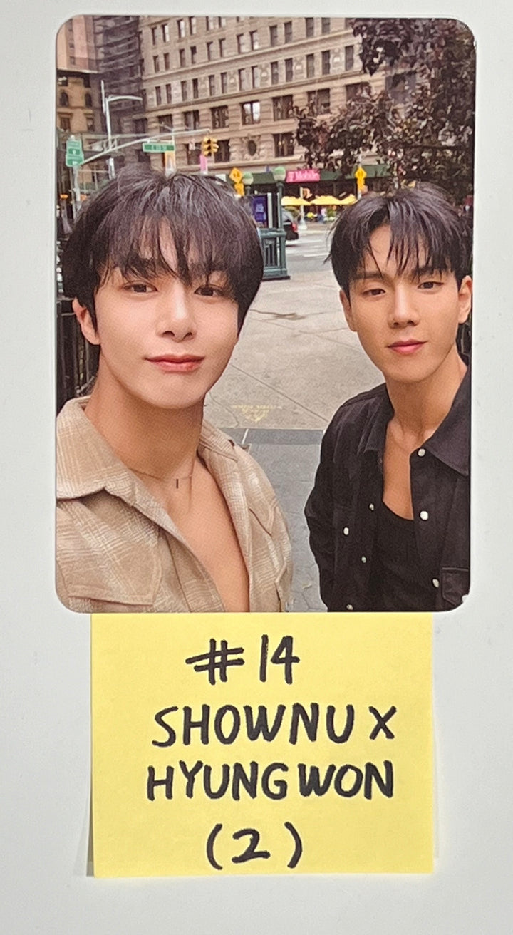 Shownu X Hyungwon "On My Way" 1st Photobook - Official Random Photocard [23.12.19] - HALLYUSUPERSTORE