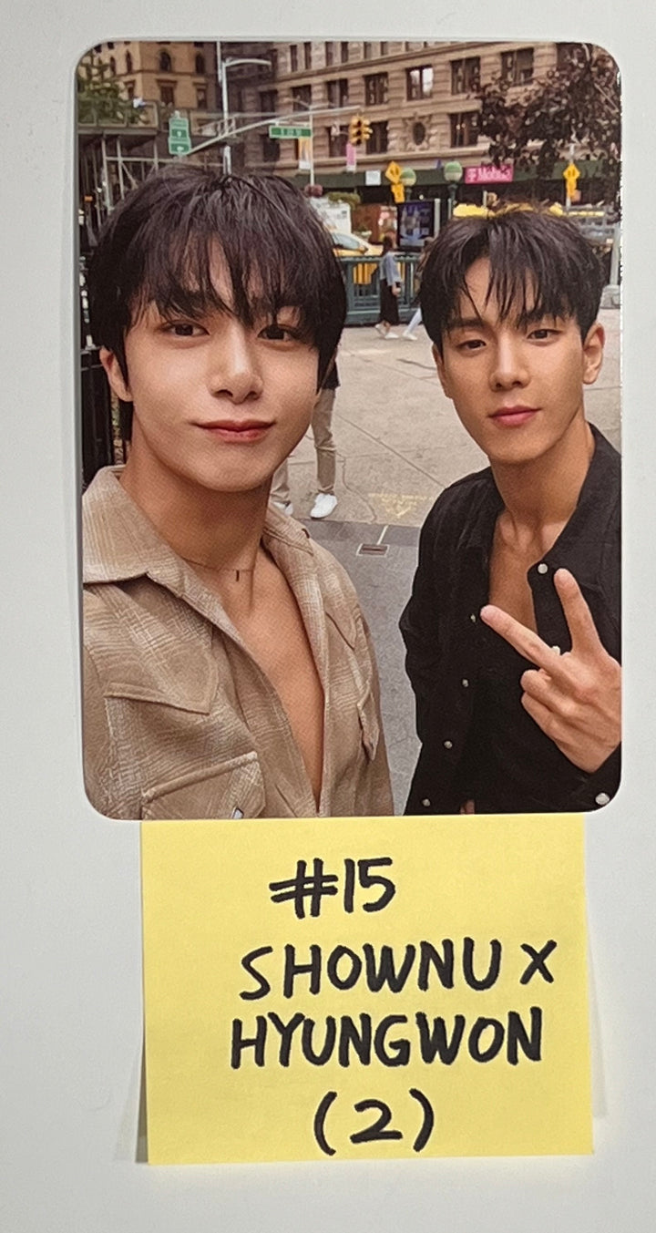 Shownu X Hyungwon "On My Way" 1st Photobook - Official Random Photocard [23.12.19] - HALLYUSUPERSTORE