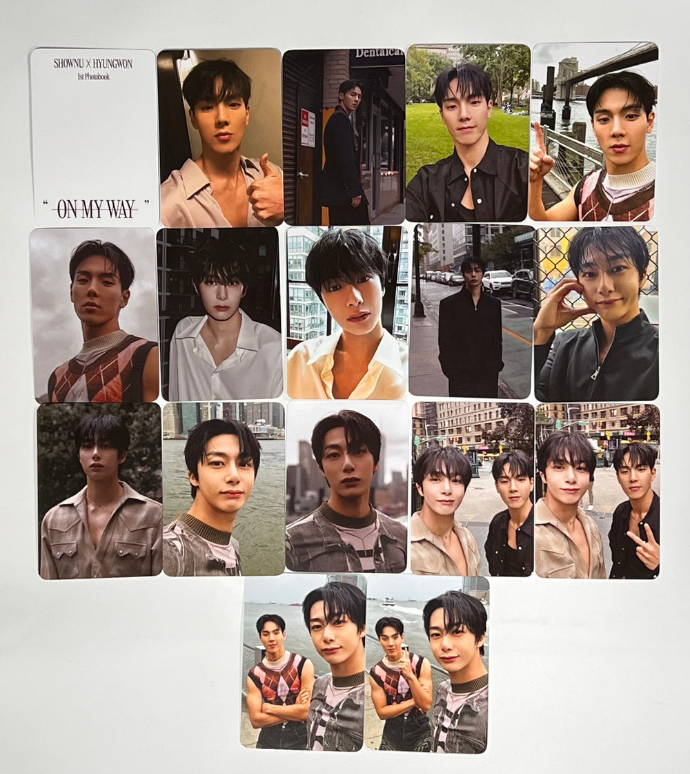 Shownu X Hyungwon "On My Way" 1st Photobook - Official Random Photocard [23.12.19] - HALLYUSUPERSTORE
