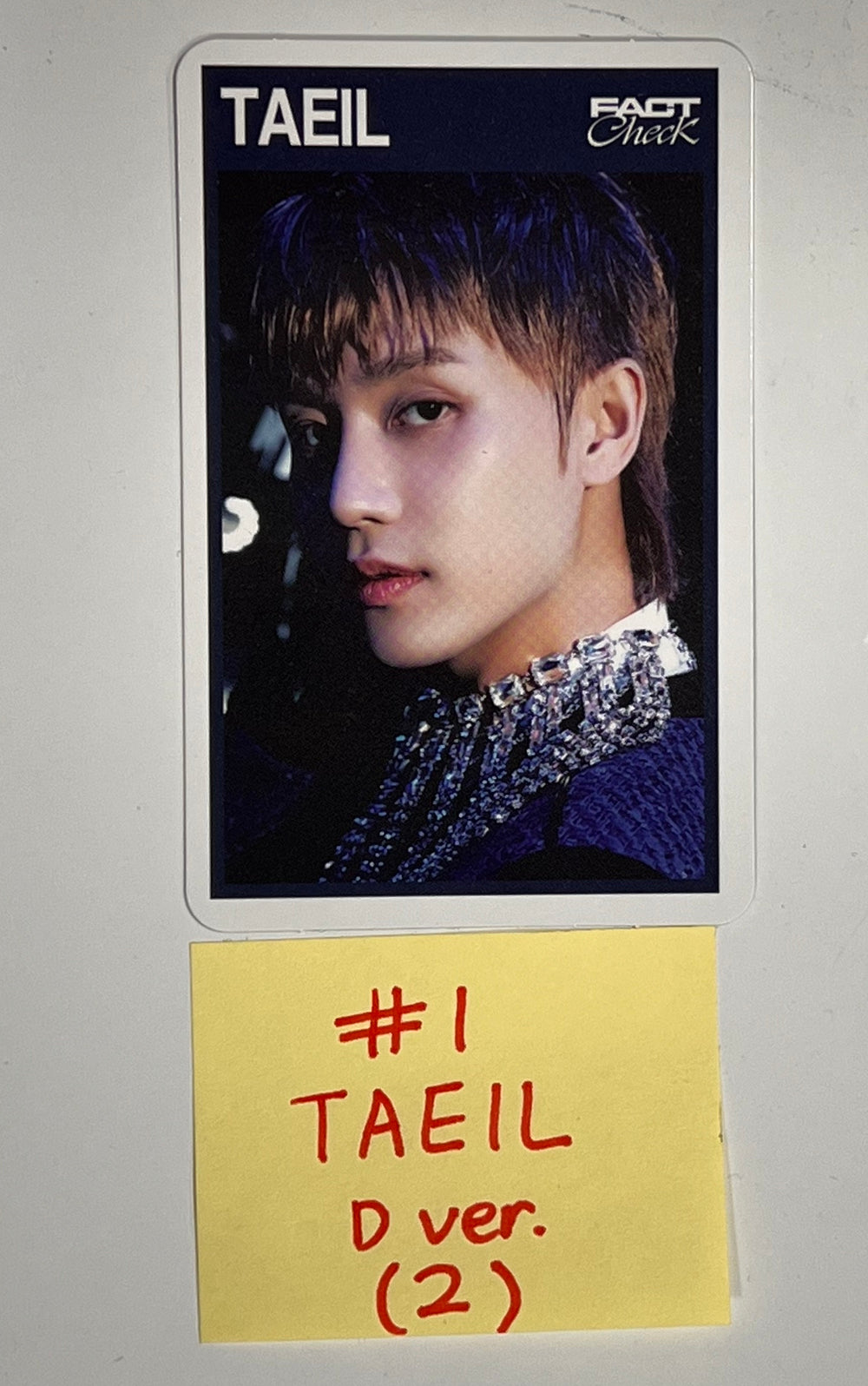 NCT 127 "Fact Check" 不可思議 展 : NCT 127 The 5th Album - SM Town Pop-Up Trading Photocard [D Ver] [23.12.19] - HALLYUSUPERSTORE