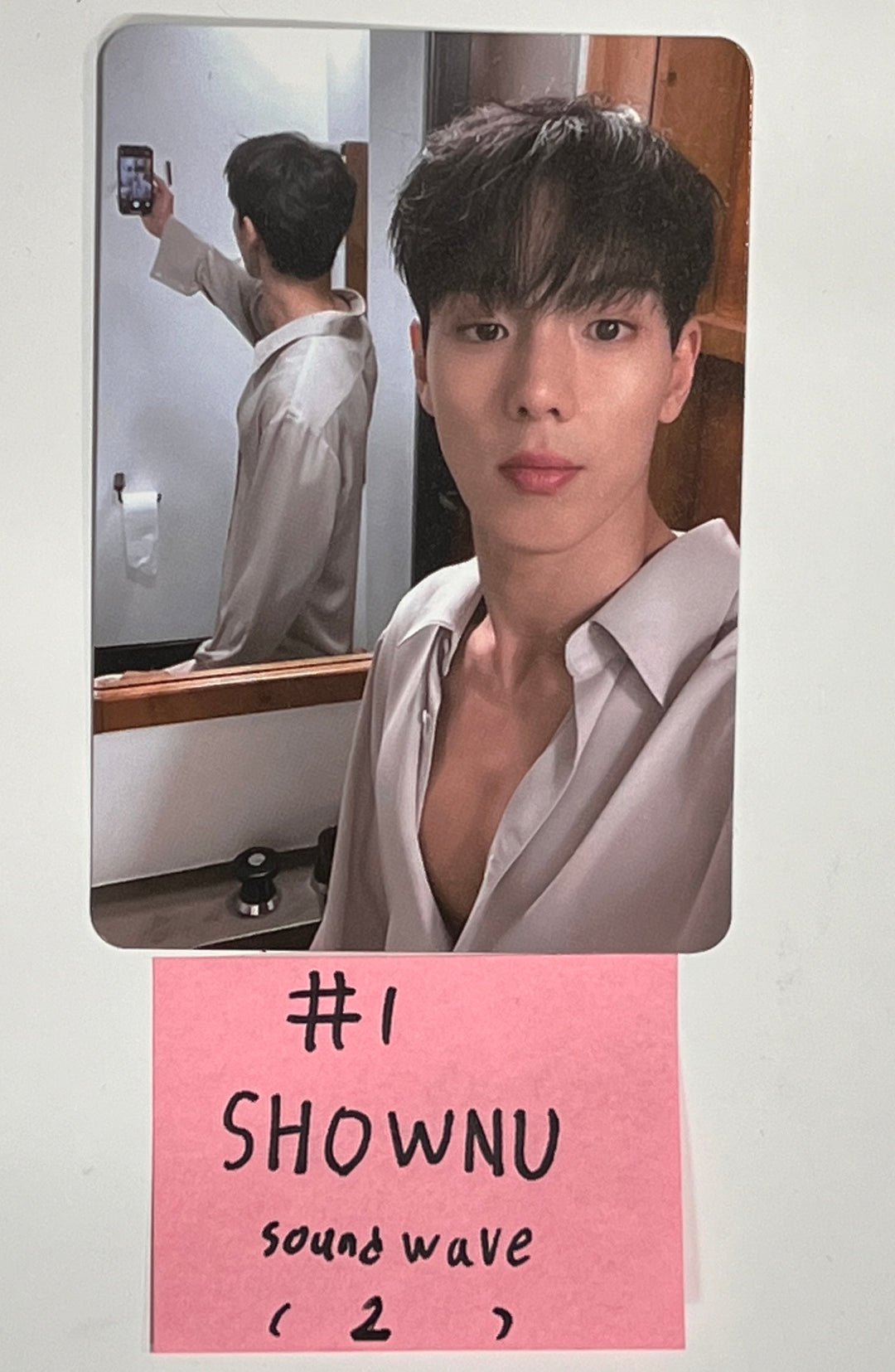 Shownu X Hyungwon "On My Way" 1st Photobook - Soundwave Fansign Event Photocard [23.12.20] - HALLYUSUPERSTORE