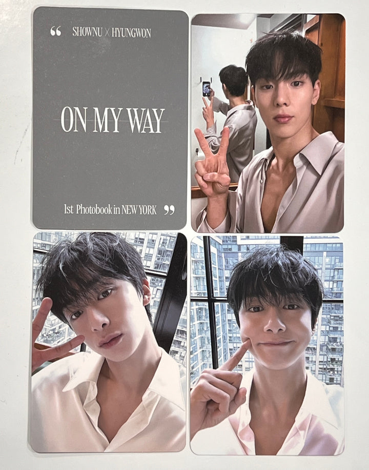 Shownu X Hyungwon "On My Way" 1st Photobook - Soundwave Fansign Event Photocard [23.12.20] - HALLYUSUPERSTORE