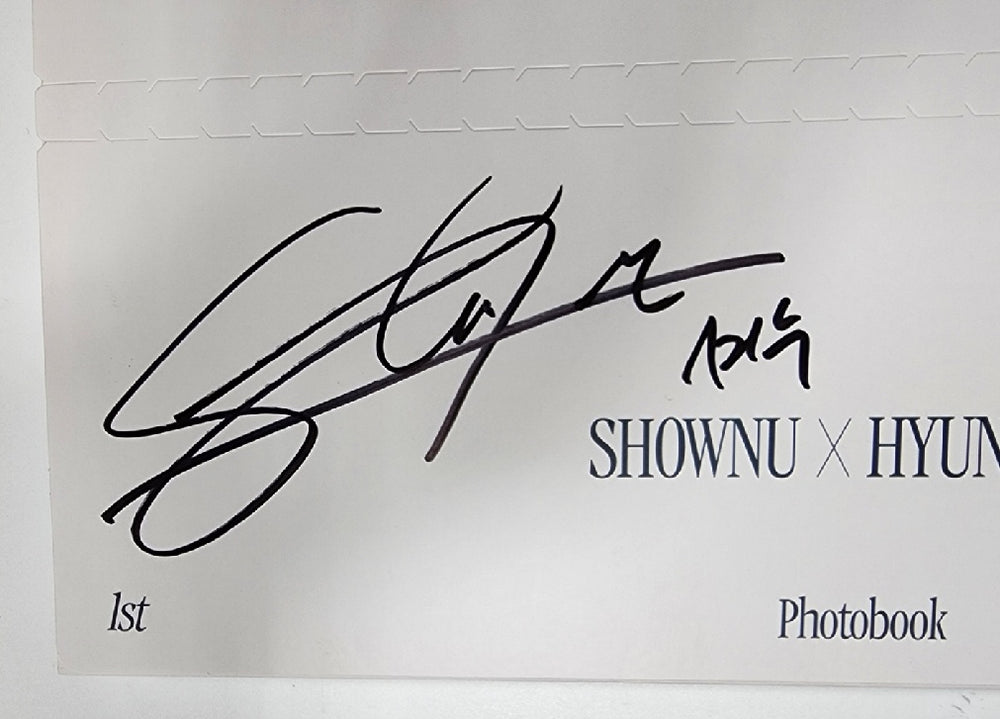Shownu X Hyungwon  "On My Way" 1st Photobook - Hand Autographed(Signed) Photobook [23.12.20] - HALLYUSUPERSTORE