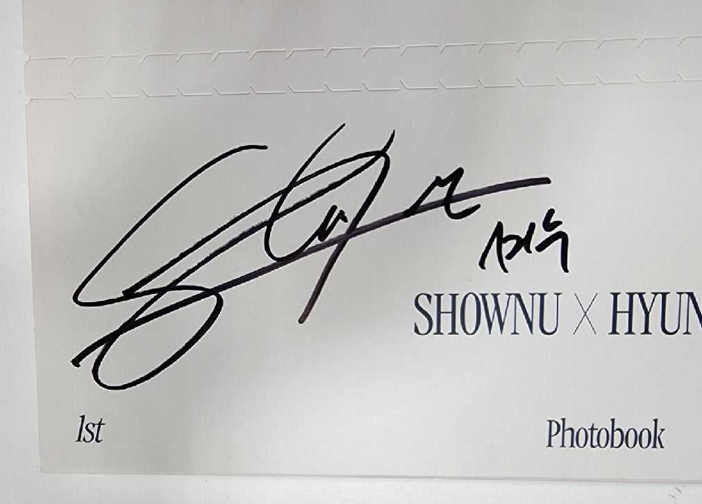 Shownu X Hyungwon  "On My Way" 1st Photobook - Hand Autographed(Signed) Photobook [23.12.20] - HALLYUSUPERSTORE