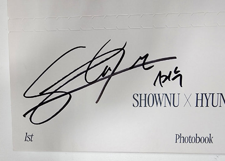Shownu X Hyungwon  "On My Way" 1st Photobook - Hand Autographed(Signed) Photobook [23.12.20] - HALLYUSUPERSTORE