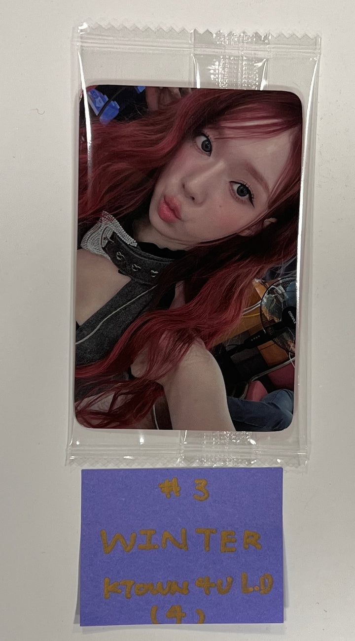 Aespa "Drama" 4th Mini - Ktown4U Lucky Draw Event Photocard [23.12.20] - HALLYUSUPERSTORE
