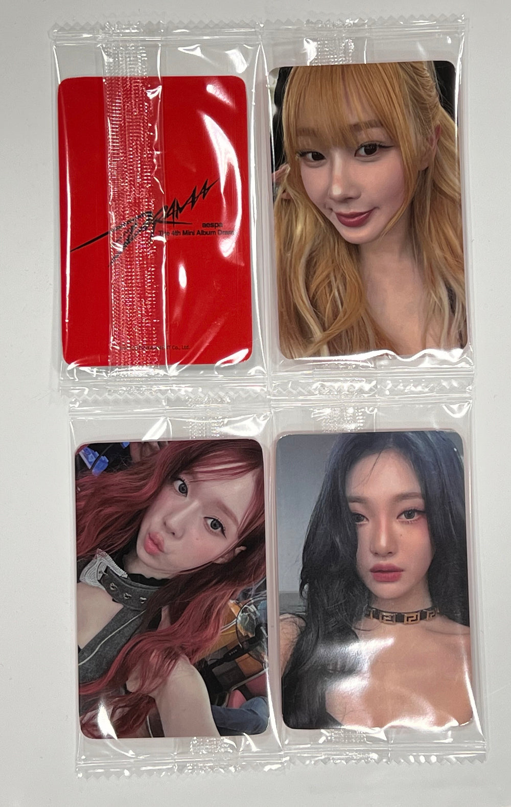 Aespa "Drama" 4th Mini - Ktown4U Lucky Draw Event Photocard [23.12.20] - HALLYUSUPERSTORE