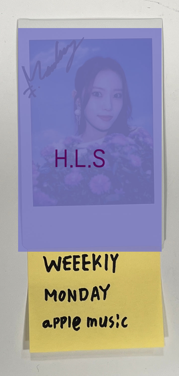 Monday (Of Weeekly) "ColoRise" 5th mini - Hand Autographed(Signed) Polaroid [23.12.20] - HALLYUSUPERSTORE