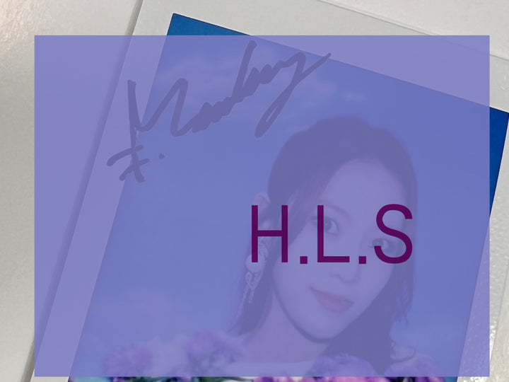 Monday (Of Weeekly) "ColoRise" 5th mini - Hand Autographed(Signed) Polaroid [23.12.20] - HALLYUSUPERSTORE