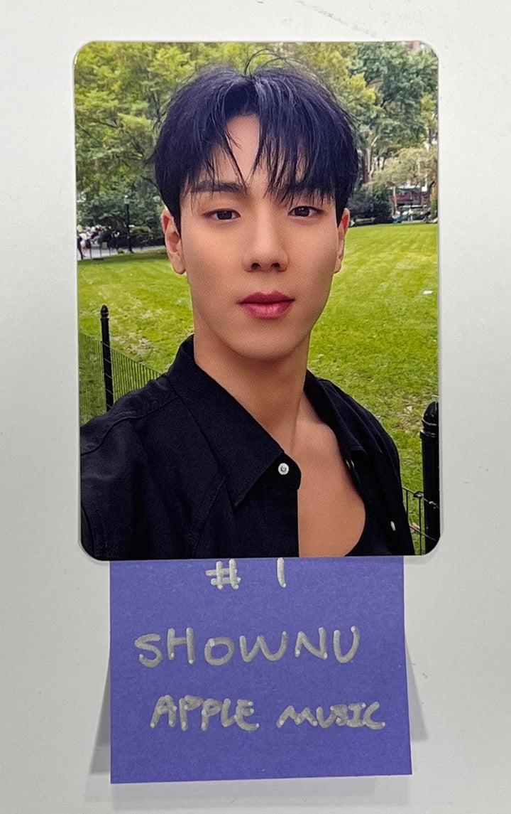 Shownu X Hyungwon "On My Way" 1st Photobook - Apple Music Fansign Event Photocard [23.12.20] - HALLYUSUPERSTORE