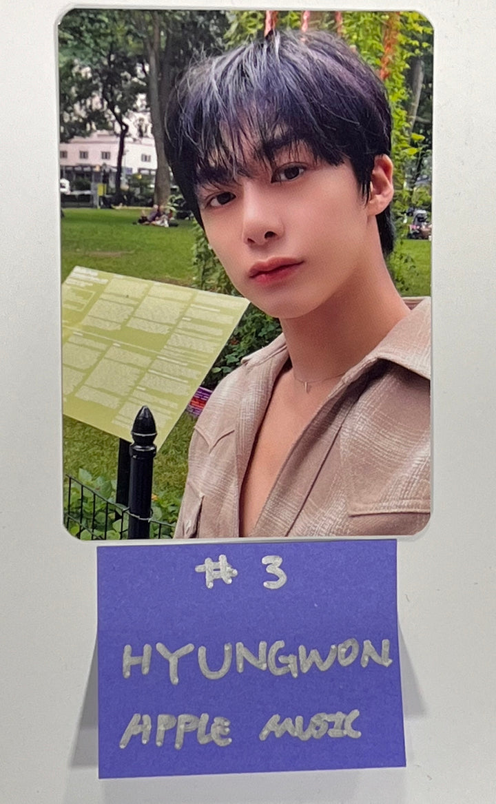 Shownu X Hyungwon "On My Way" 1st Photobook - Apple Music Fansign Event Photocard [23.12.20] - HALLYUSUPERSTORE