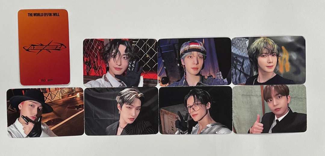 ATEEZ "THE WORLD EP.FIN : WILL" - Mokket Shop Pre-Oreder Benefit Photocard [Digipack Ver.] [23.12.21] - HALLYUSUPERSTORE