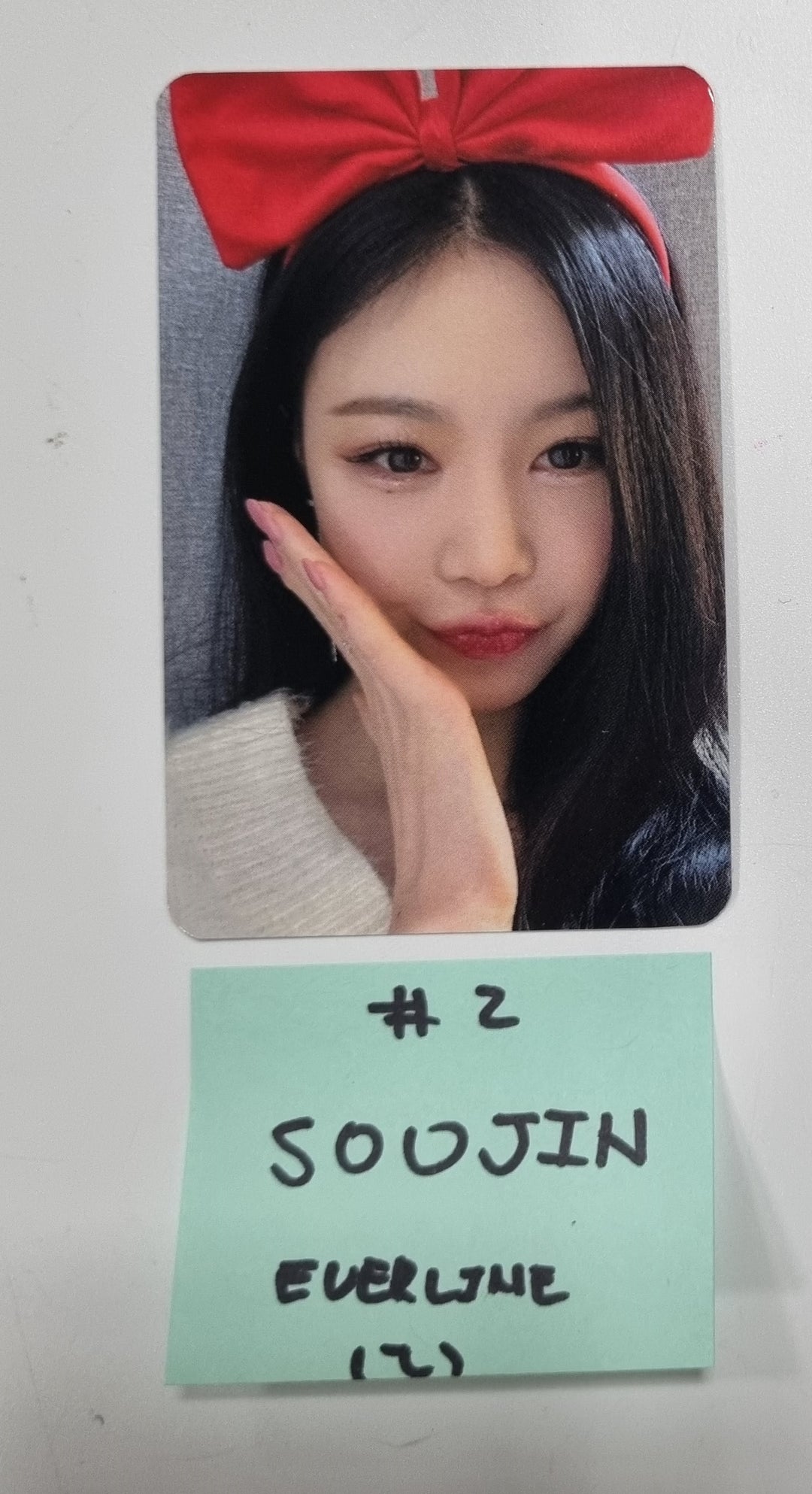 Soojin "아가씨" 1st EP - Everline Fansign Event Photocard [23.12.22] - HALLYUSUPERSTORE