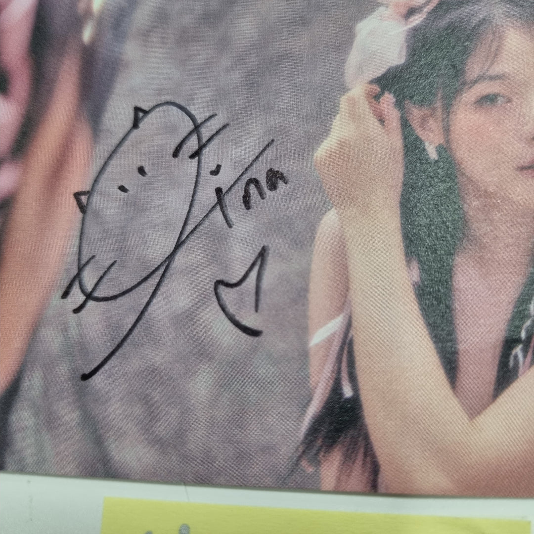 HINA (Of QWER) "Harmony from Discord" - Hand Autographed(Signed) Photo [23.12.22] - HALLYUSUPERSTORE