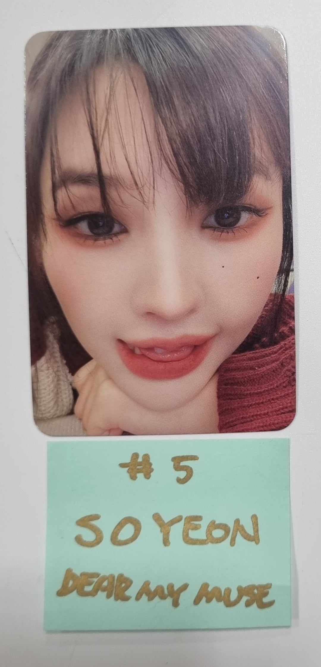 (g) I-DLE "I Feel" - Dear My Muse Special Event Photocard [23.12.22] - HALLYUSUPERSTORE