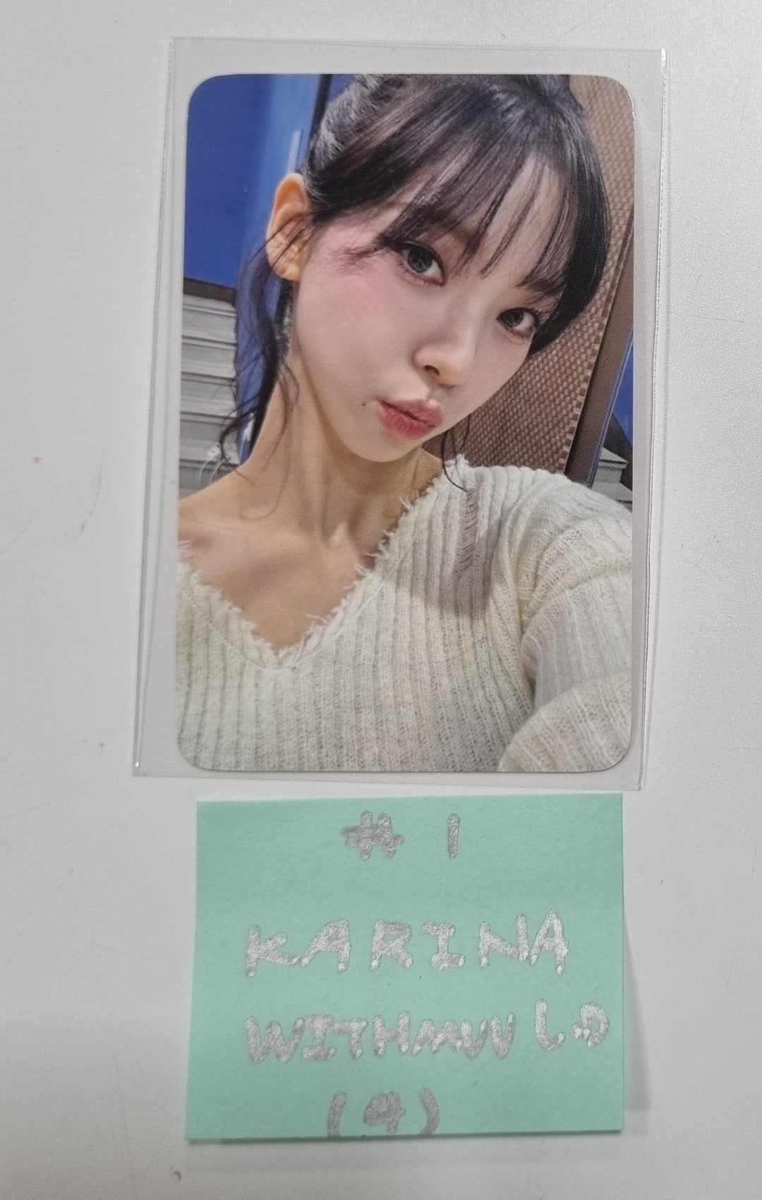Aespa "Drama" 4th Mini - Withmuu Lucky Draw Event Photocard [23.12.22] - HALLYUSUPERSTORE