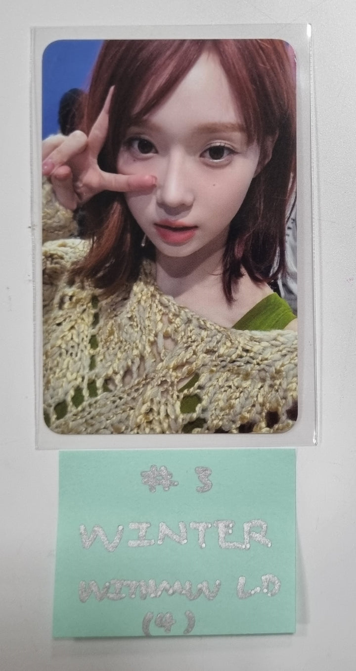 Aespa "Drama" 4th Mini - Withmuu Lucky Draw Event Photocard [23.12.22] - HALLYUSUPERSTORE