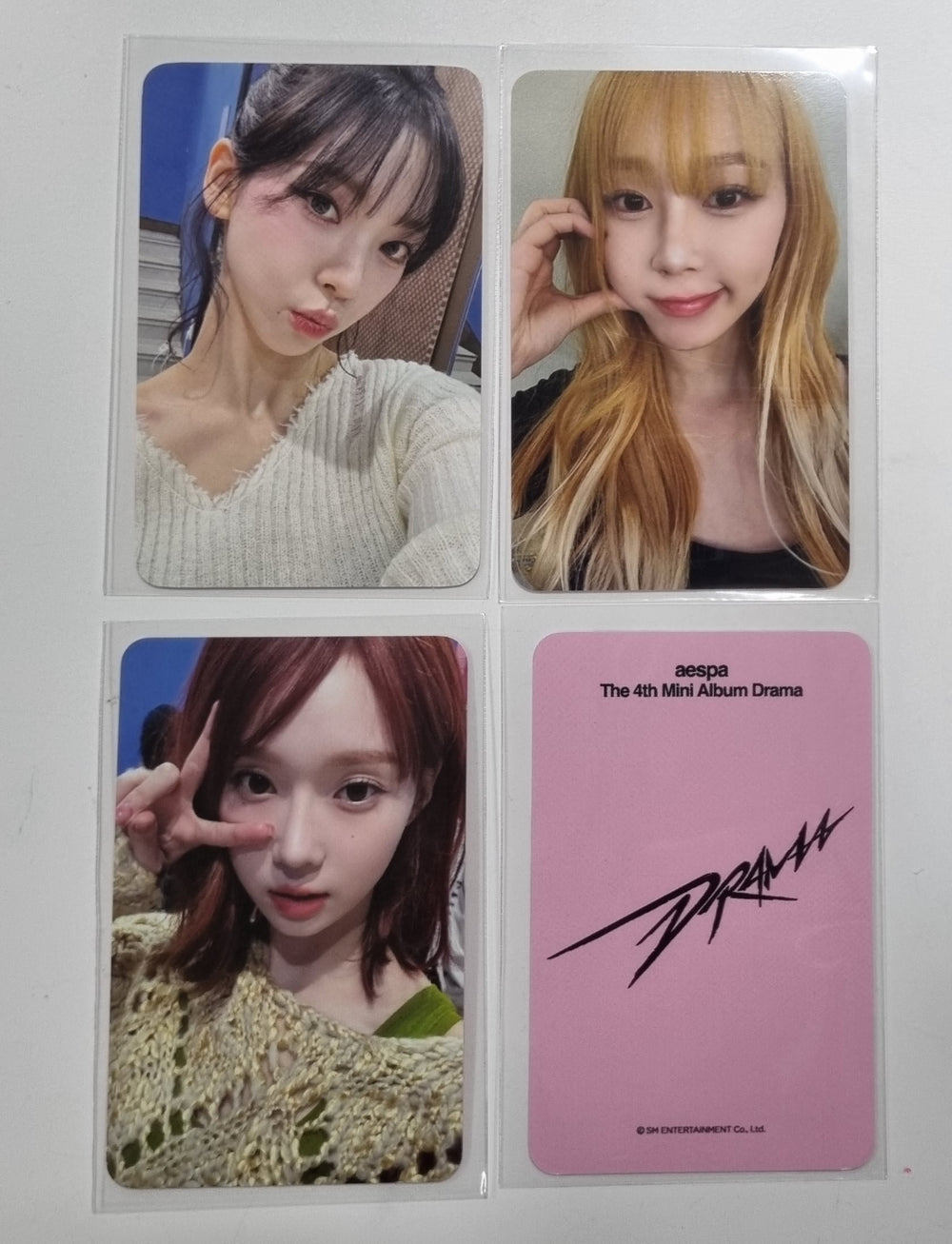 Aespa "Drama" 4th Mini - Withmuu Lucky Draw Event Photocard [23.12.22] - HALLYUSUPERSTORE
