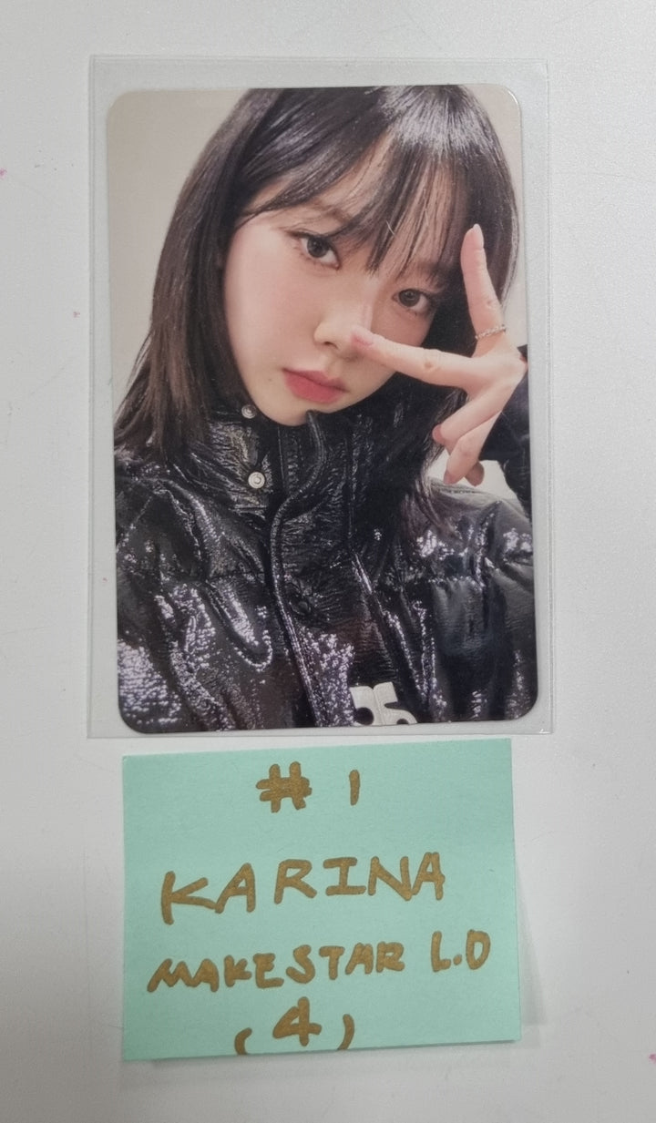 Aespa "Drama" 4th Mini - Makestar Lucky Draw Event Photocard [23.12.22] - HALLYUSUPERSTORE