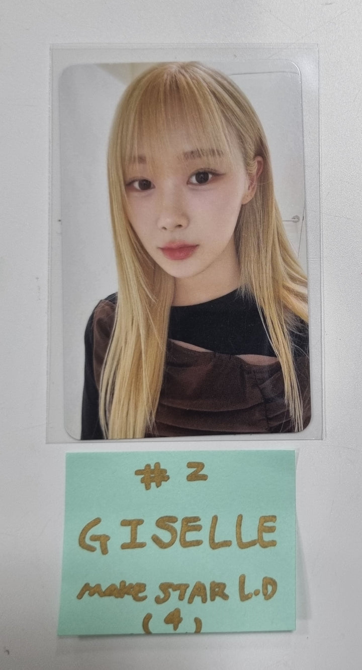 Aespa "Drama" 4th Mini - Makestar Lucky Draw Event Photocard [23.12.22] - HALLYUSUPERSTORE