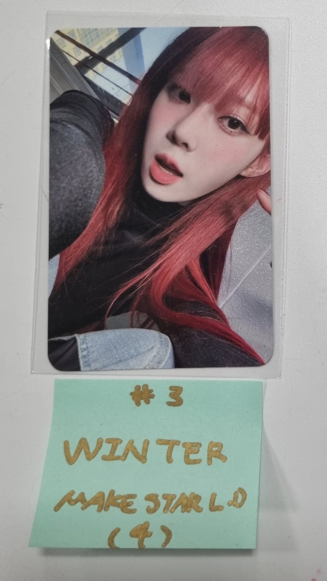 Aespa "Drama" 4th Mini - Makestar Lucky Draw Event Photocard [23.12.22] - HALLYUSUPERSTORE