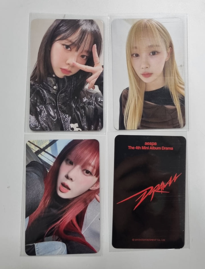 Aespa "Drama" 4th Mini - Makestar Lucky Draw Event Photocard [23.12.22] - HALLYUSUPERSTORE