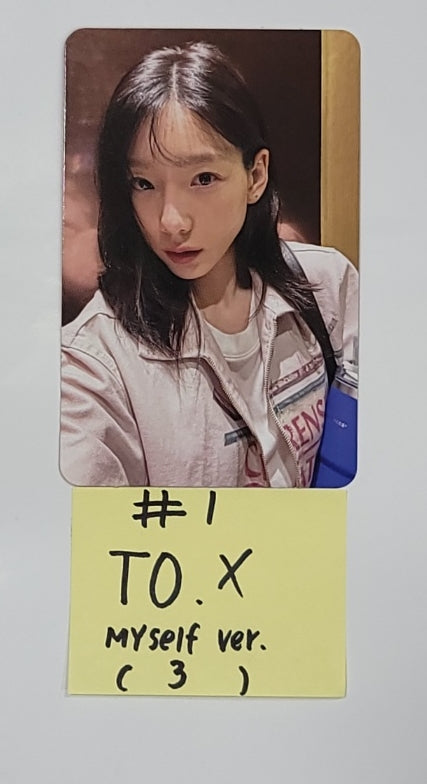 TAEYEON "To. X" - Official Photocards, Postcards, Printed Photograph [Myself Ver.] [23.12.26] - HALLYUSUPERSTORE