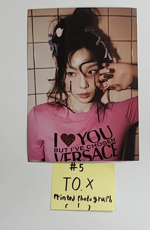 TAEYEON "To. X" - Official Photocards, Postcards, Printed Photograph [Myself Ver.] [23.12.26] - HALLYUSUPERSTORE