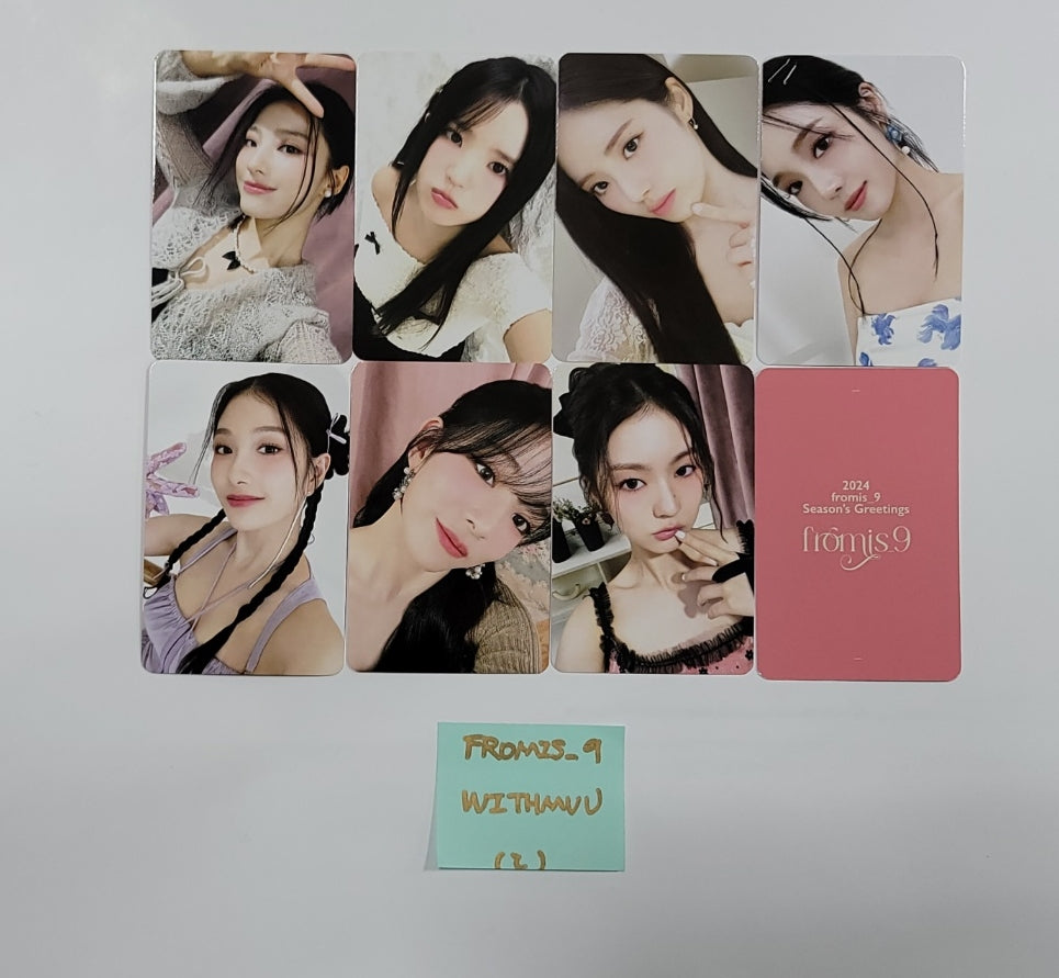 fromis_9 2024 Season's Greetings "fromis_9" - Withmuu Pre-Order Benefit Photocard [23.12.26] - HALLYUSUPERSTORE