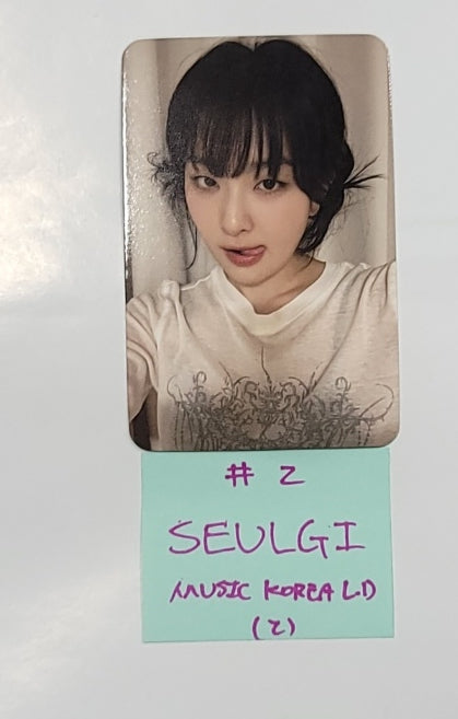 Red Velvet  "Chill Kill" - Music Korea Lucky Draw Event Photocard [23.12.26] - HALLYUSUPERSTORE