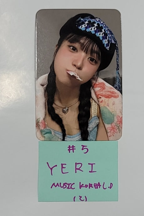 Red Velvet  "Chill Kill" - Music Korea Lucky Draw Event Photocard [23.12.26] - HALLYUSUPERSTORE