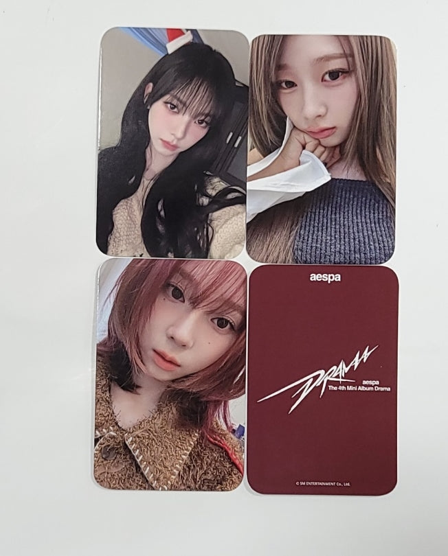 Aespa "Drama" 4th Mini - Soundwave Fansign Event Photocard [Giant Ver.] [23.12.26] - HALLYUSUPERSTORE