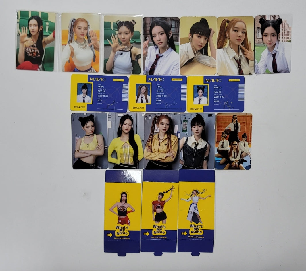 MAVE 'What's My Name' 1st EP - Official Photocard [Stadard & Platform Ver.] [23.12.26] - HALLYUSUPERSTORE