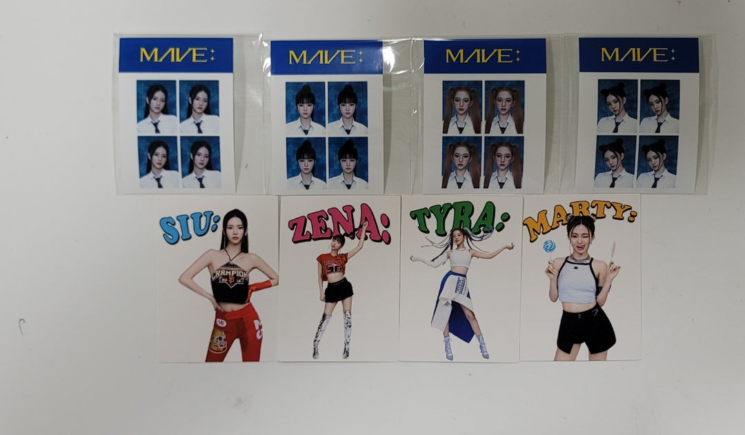 MAVE 'What's My Name' 1st EP - Minirecord Pre-Order Benefit Mini Photo, 4 cut Photo [23.12.26] - HALLYUSUPERSTORE