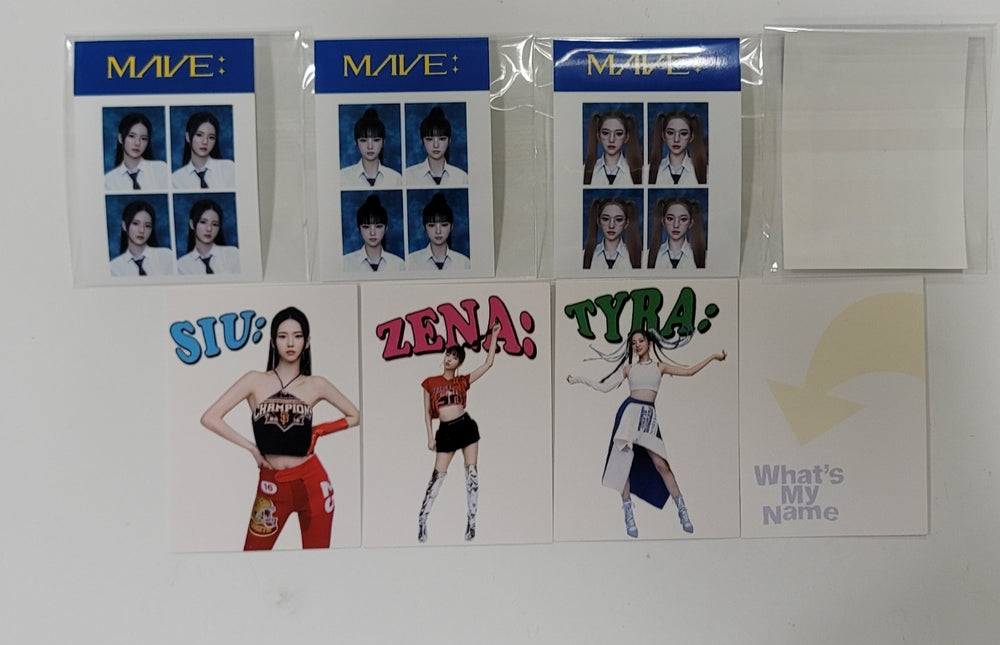 MAVE 'What's My Name' 1st EP - Minirecord Pre-Order Benefit Mini Photo, 4 cut Photo [23.12.26] - HALLYUSUPERSTORE